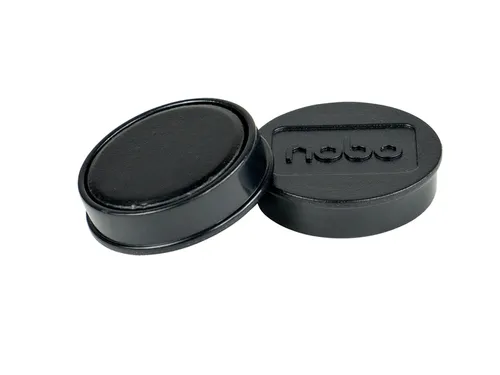 Magneet Nobo 32mm zwart 10 stuks