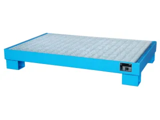 Opvangbak Staalplaat Hxbxd 205x1300x800mm 74l M. Rooster Ral 5012 - 1