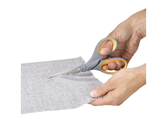 Kantoorschaar Westcott 210mm met softgrip titanium
