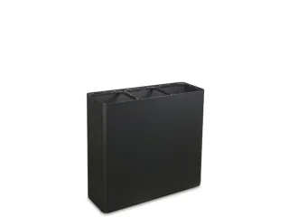 Afvalverzamelstation,3X100L,Romp Zwart - 1