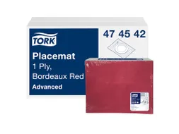 Tork 474542 Placemat Bordeaux Advanced 1-laags decor 42x30cm