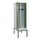 locker met bank,voor scheiding van kleding,HxBxD 2120x600x815mm,2vak