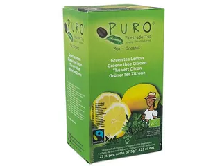Puro Bio groene thee Citroen Fairtrade 25 zakjes - 4