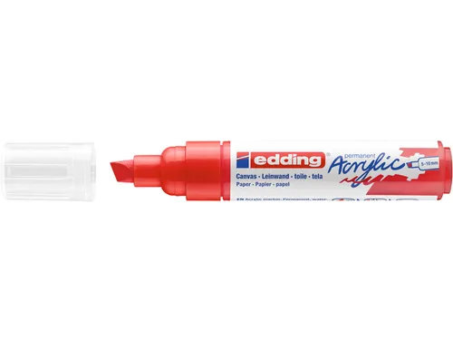 Acrylmarker edding e-5000 breed verkeersrood