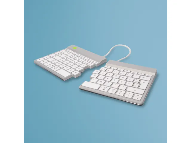 Split Break V2 ergonomisch toetsenbord Qwertz DE Wit draadloos
