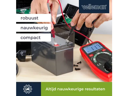 Kleine Robuuste Digitale Multimeter - CAT III - 600 V - 7 Functies