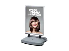 Stoepbord Windtalker City Plastic Voet A1 Zilver