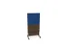 scheidingswand,HxB 1545x800mm,NV bruin hickory,BN6016-blauw
