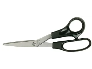 Schaar Quantore 190mm +plastic handvat zwart - 1