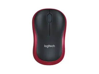 Logitech LGT-M185R Draadloze Muis Rood - 1