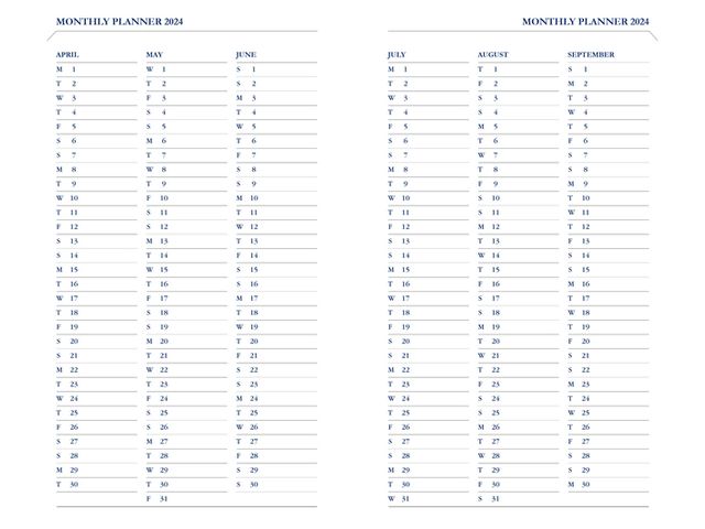 Agenda 2024 Ryam Memoplan 7 Mundior 7 jours/2 pages noir 1 Stuk bij Bonnet  Office Supplies