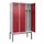 locker voor scheiding van kleding,HxBxD 2120x1200x500mm,3vak