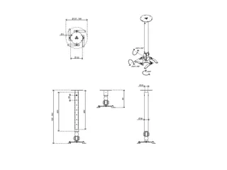ViewMate Style Beamer Plafondbevestiging 582 - 5