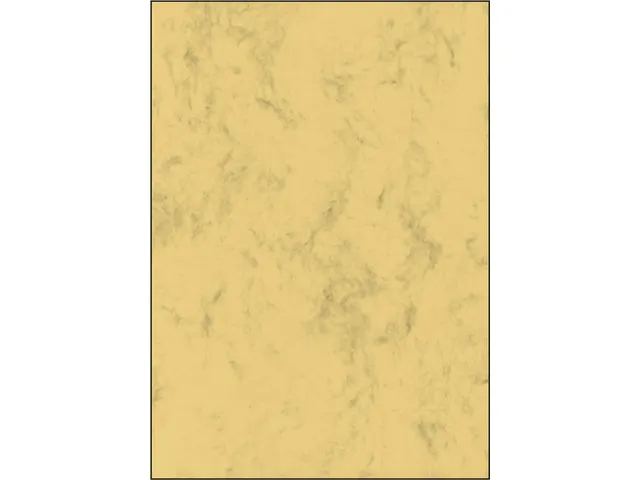 Designpapier Sigel A4 90grs pak a 100 vel marmer zandbruin