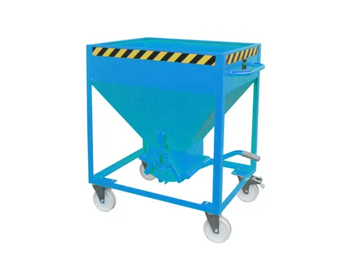 Stortgoedbak Hxlxb 780X1220Mmx1115Mm 375L Wielen Ral5012