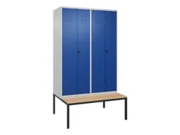 locker voor scheiding van kleding,HxBxD 2120x1200x815mm,4vak