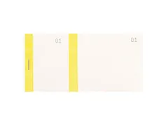 Tombolablok dub.nr 6 ,6x13,5 100bl geel