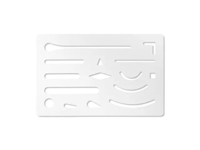 Gumsjabloon Aristo ES30 9x6 cm