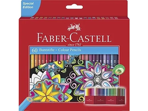 Kleurpotlood Faber Castell Castle Kartonnen Etui A 60 Stuks