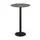 statafel,HxØ 730x700mm,rond,schotelvoet van staal