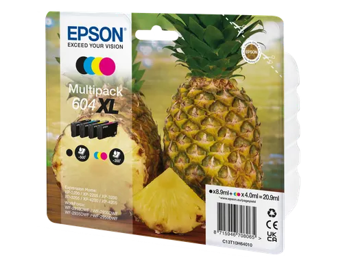Epson 604XL, Hoog (XL) rendement, Zwart, Cyaan, Magenta, Geel, 8,9 ml,