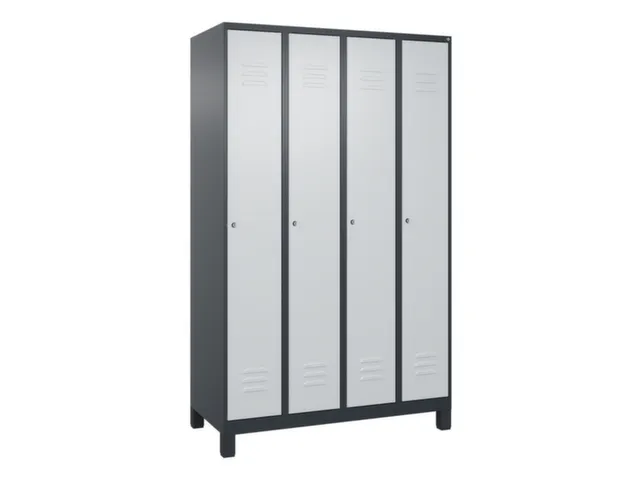 locker,HxBxD 1950x1200x500mm,4vak,vak B 300mm,cil.-slot,voeten