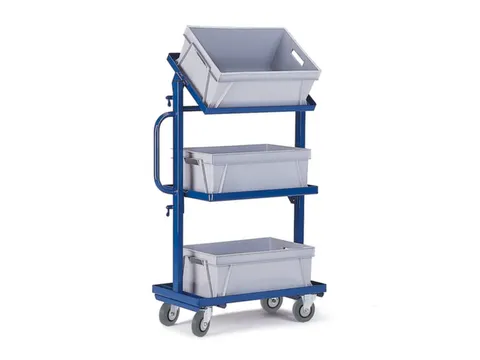 Bijzetwagen,Draagverm. 200Kg,3Etage(S),Open,Kantelbaar