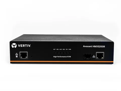 Avocent HMX de Vertiv RX DVI-D double, USB, audio, récepteur SFP, UE