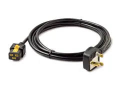 Netsnoer, met vergrendeling C19 op BS1363A (VK), 3,0m