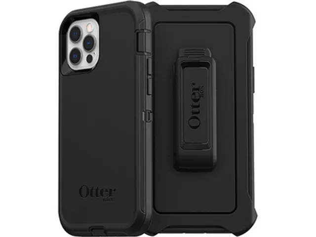 Defender iPhone 12 / iPhone 12 Pro Zwart