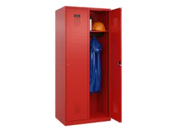 locker,HxBxD 1850x800x500mm,2vak,vak B 400mm,cil.-slot,staand op vloer