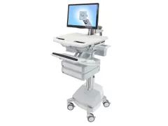 Medische Trolley StyleView-wagen met LCD-arm, SLA-voeding, 2 laden (1x
