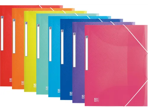 Urban elastomap A4 transparante kleuren