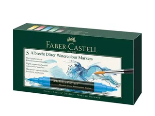 Aquarel marker Faber-Castell Albrecht Dürer doos a 5 stuks - 2