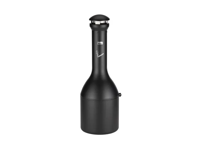 Cendrier Rubbermaid Infiny Genie à poser noir