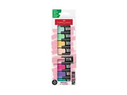 Markeerstift Faber-Castell TXTLNR mini 8st. pastel in karton etui