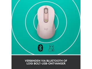 Logitech Signature M650 Muis Maat L Roze - 9
