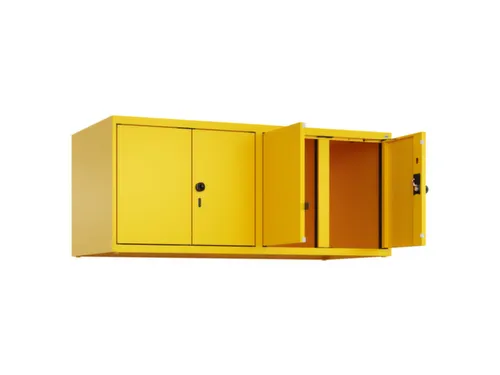 opzetkast,v. locker voor scheiding van kleding,4vak.,vak B 300mm