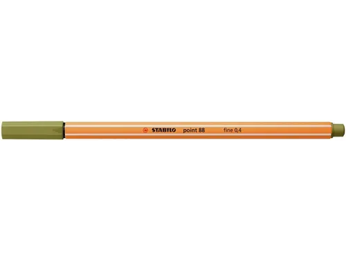 Fineliner STABILO point 88/37 fijn moddergroen