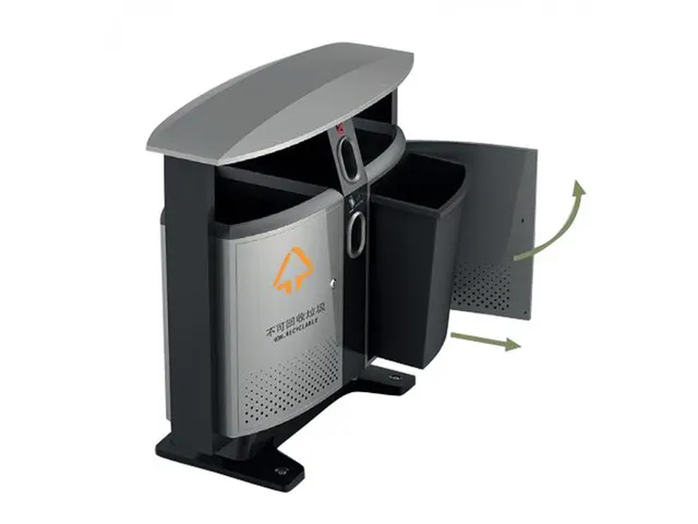 Buitenafvalbak afvalscheiding-batterijen