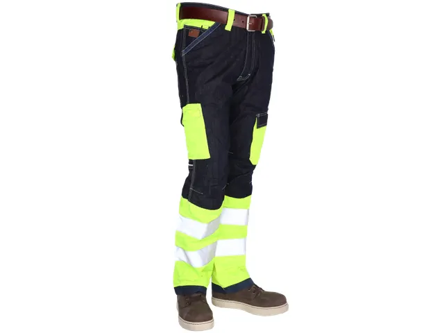 Crosshatch Fy 20471 Jeans 31/34 Blu/Yllw