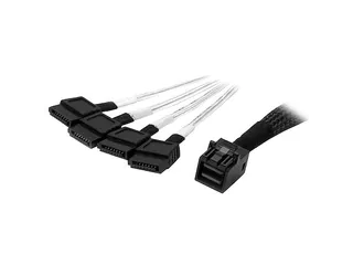 1m Interne Mini-SAS naar SATA kabel SFF-8643 naar 4x SATA - 1