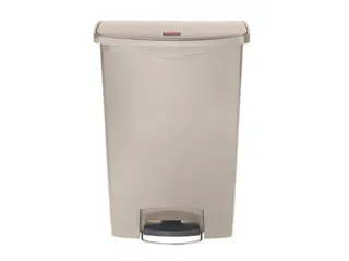 Pedaalemmer Slim Jim Step On Front Kunststof 90 Liter Beige - 2