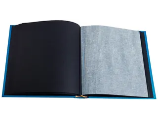 Fotoalbum Exacompta 29x32cm 60 zwarte pagina's Néo Déco blauw - 6