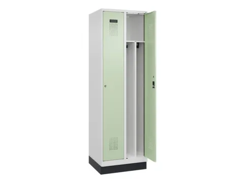 locker voor scheiding van kleding,HxBxD 1950x600x500mm,2vak