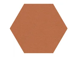 Prikbord Zeshoek Bruin Kleur 2207 Bulletin Paneel Ø 60cm frameloos