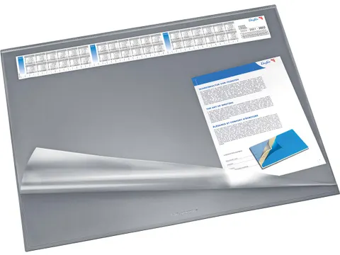 Läufer Synthos onderlegger met folie en kalender 52x65cm, grijs