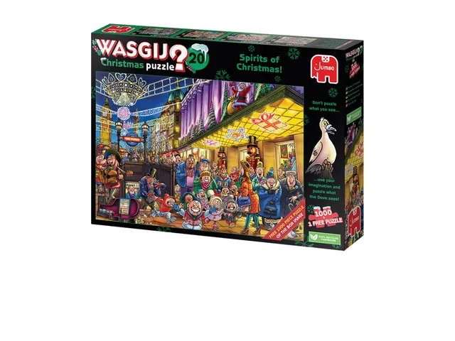 Puzzel Wasgij Christmas 20 De Geesten van de Kerstmis! 2x1000 stukjes
