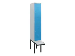 Dubbeldekse dekenkist,HxBxD 1950x300x815mm,1x2vak.,vak B 300mm