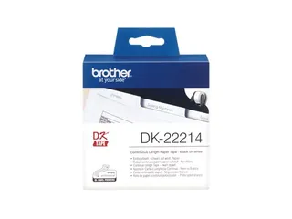 Etiket Brother DK-22214 12mm thermisch 30-meter wit papier - 2